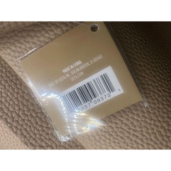 Ulta Beauty Light Brown Tote bag Faux Leather New With Tag Women’s Shoulder Bag - Picture 5 of 7
